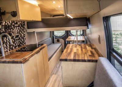 'The Ouray' Sprinter 170" EXT 4x4 For Sale - Dinette and Galley