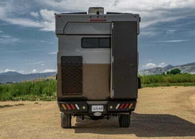 The Acadia_FordF350 Truck Camper_Rear View